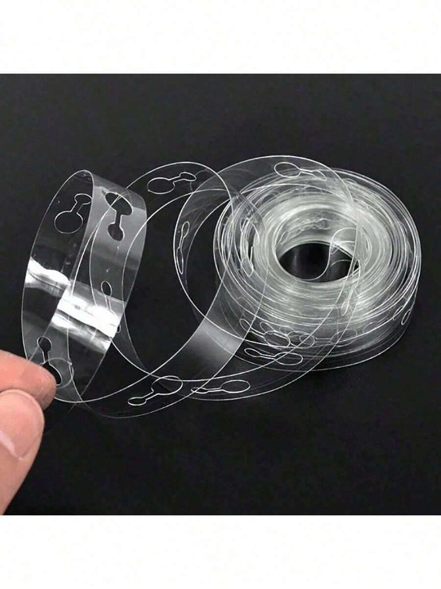 1 Roll, Balloon Arch Strips, Stronger Balloon Garland Strips, For Decorating Balloon Tying, For Balloon Arch Balloon Garland, Suitable For Easter, Birthday, Wedding Party, Christening, Graduation, Halloween, Christmas, New Year, Mother's Day Gifts - Clear - View 1