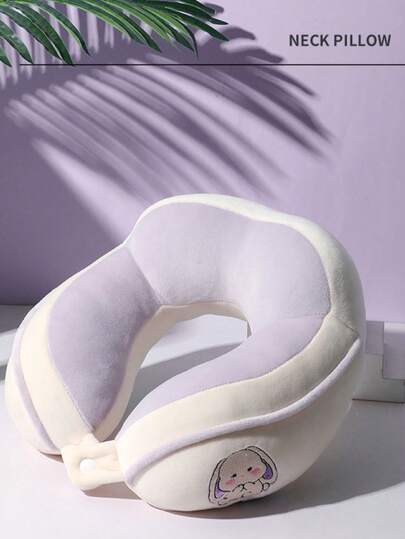驼峰U型枕，柔软PP棉卡通颈枕，小巧易收纳，适合办公室小憩、旅行和飞机休息