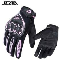 MJMOTO Găng tay lái xe máy màu hồng mới dành cho nữ, găng tay xe đạp có màn hình cảm ứng, găng tay chống ngã, găng tay đua mô tô địa hình. - A - Xem 5