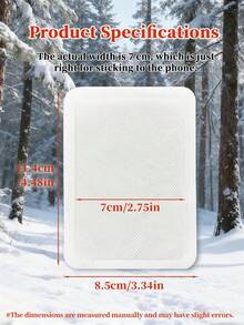 3/9/18 Pieces, Phone Antifreeze Sticker, Phone Heating Sticker, Fast Charging, Long-Lasting Constant Temperature, Moisture-Proof, Prevents Shutdown, Prevents Power Loss, Rapid Heating, Breathable Non-Woven Fabric, Invisible And Portable, Multi-Purpose, Winter Essential, Suitable For Studying, Working, Outdoor Activities, And Many Other Scenarios. - Mobile Phone Antifreeze Patch - View 7