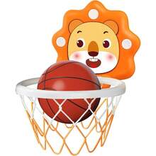 Tablero De Basquetbol, aro de Baloncesto para Interiores Canasta De Basketball Aro De Basquetbol Tablero de Baloncesto Colgante para Puerta y Pared Juegos Exteriores - Naranja - Ver 7