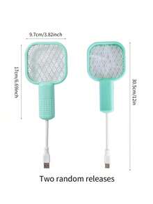 USB Mosquito Swatter Trap With UV Light, Insect Racket Portable Mosquito Killer Lamp For Home, Outdoor, Car, Camping, Travel, Hotel - Pest Repeller
