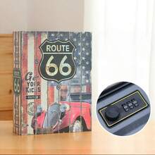 可上锁的隐藏式保险箱 - 采用耐用的不锈钢材质，带有隐蔽隔层，是存放硬币、珠宝、贵重物品、机密文件和个人物品的理想之选。安全时尚的现金盒、存钱罐、钱箱，圣诞礼物、新奇礼物、男士礼物，带有秘密隔层。