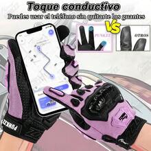 Guantes Proteccion para Motocicleta para Hombre y Mujer PZ05, Pantalla Tctil De Dedo, Guantes De Moto para Proteccin Completa - inicial - Ver 5