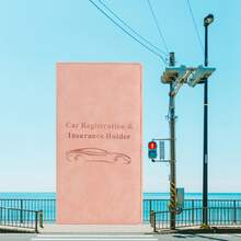 1PS Car Insurance Data File Protection Box Car Insurance Business Card High-Grade Leather ID Card Driver's License Wallet Gift - one-size - View 14