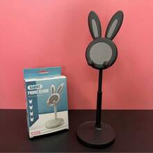 1个可调节卡通兔子桌面手机支架，可伸缩平板电脑支架，开学季必备 - 彩色 - 查看 10