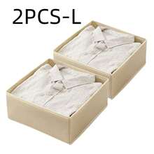 1/3pcs Reinforced Non-Woven Fabric Storage Box, Drawer Small Box, Wardrobe Folding Storage Box, Underwear Storage Box, Desktop Organizer Box
