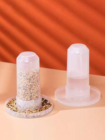 Alimentador y bebedero automático para pájaros y loros - Una solución práctica para alimentar y dar de beber a las mascotas. Una recarga de agua dura todo el día. El regalo de cumpleaños talla grande especial para las aves. Suministros para mascotas, comedero para pájaros.