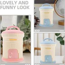 1pc Cute Piggy Mailbox Coin Bank, Funny Savings Box, Desktop Coin Jar, Children's Piggy Bank, Birthday/New Year Gift - Multicolor - View 5