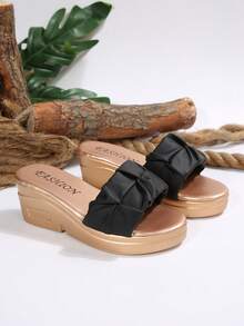 Children's Fashion Outdoor Slippers, Summer Flat Shoes, Strap Sandals, New Girls Shoes, Beach Shoes - Black - View 5