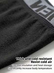 5 Packs Men's Fleece Lined Thermal Compression Pants High Stretch Athletic Tights For Gym Training Running Skiing Outdoor Sports - Black - View 5