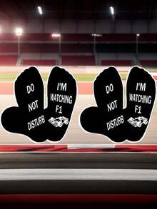 2 Pairs Men's Creative Letter Printed Mid-Calf Socks, Novelty Patterns, Great Gift For F1 Racing Fans, Suitable For Men, Women And Teens - Multicolor - View 7