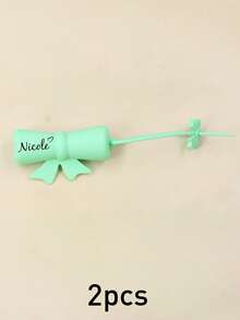 Custom Lipstick Case With Name, Holder, Personalized Holder, Lip Balm Holder, Customized Lip Gloss Holder Keychain, Customizable Bow Lipstick Protective Case, Valentine'S Day, Birthday Gifts, Silicone, Travel Essentials, Wedding Accessories, Family, Couple, Sisters, Friend, Mom - Style a - View 8