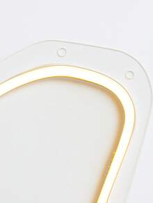 Painel LED Números 5 Branco Quente ou Frio Festa Decoração Vibrante 50x25cm - Amarelo - Visão 3
