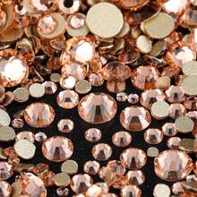 Mix Size SS4-SS20 1440pcs Multiple Colors Non HotFix Glass Rhinestones Gold FlatBack Nail Art Loose 3D Decorations Decals DIY Quanlity Glitter Stones Accessories - Multicolor - View 41