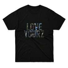 Comfort Cotton Short Sleeve T- Shirt J Cole Dreamville Love Yourz Lyrics Graphic T-Shirt VERSION 2, J Cole T-Shirt, Cotton Tshirt Swap - 黑色 - 查看 1