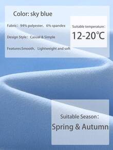 Tween Girls Cute Style Alphabet Heart Pattern Round Neck Long Sleeve Sweater Pullover Autumn Winter Style Winter Clothes For Girls - Baby Blue - View 4