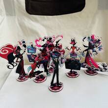 Édition spéciale de l'hôtel de l'enfer Anime : Panneau de caractère debout en acrylique de 15 cm, nouveau modèle, convient comme cadeau d'anniversaire ou de Noël - Multicolore - Voir 3