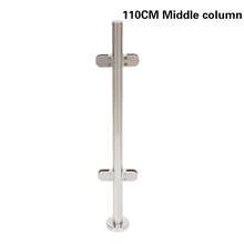 Corrosion Resistant Stainless Steel Railing Column, Universal Glass Panel Handrail Support, Modern Simple Design For Residential & Commercial Use - Silver - View 13