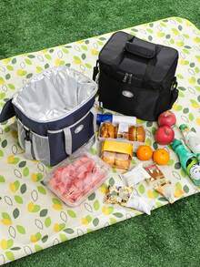 女士午餐包，大容量保温午餐盒，学生加厚可爱午餐包，可重复使用午餐手提袋，便携式野餐冰袋，适用于工作、野餐、学校或旅行的午餐盒包，学校用品配件包，学校用品 - 彩色 - 查看 6