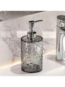 1个装豪华泡沫皂液器瓶 - 可重复灌装浴室沐浴露瓶，带按压泵，家居浴室装饰，秋季装饰，返校季装饰 - 彩色 - 查看 8