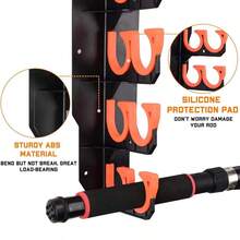 Wall Fishing Rod Holder Wall Fishing Rod Storage Rack Quick-Release Stick Latest - Multicolor - View 6