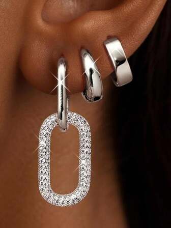 3pcs/Set Luxury Exquisite Party Accessories, Fashionable & Versatile For Women