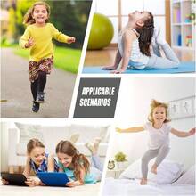 - Leggings elsticos para nias pequeas con diseo de ovejas y ro de dibujos animados, para actividades diarias de nios pequeos, talla 4T - 6 Años - Ver 5