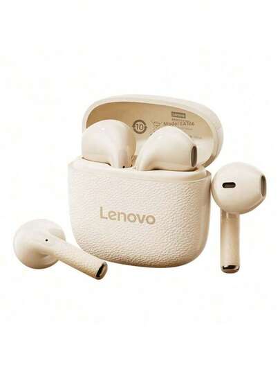  Lenovo EA166 Bluetooth 5.4 Bluetooth Headset: High-Quality Sound, Intelligent Ultra-Clear Call Noise Reduction, IPX5 Waterproof And Sweatproof Rating, Ultra-Low Latency.