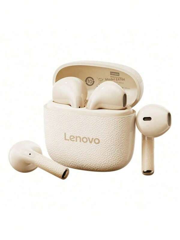  Lenovo EA166 Bluetooth 5.4 Bluetooth Headset: High-Quality Sound, Intelligent Ultra-Clear Call Noise Reduction, IPX5 Waterproof And Sweatproof Rating, Ultra-Low Latency.