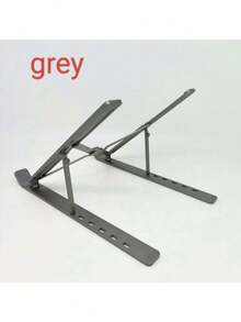 18英寸笔记本电脑支架，铝合金可折叠散热增高架便携式桌面平板电脑和手机支架 - 彩色 - 查看 5