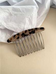 前刘海夹美发工具，醋酸纤维发夹，女士发饰发夹发梳，侧梳，学生用品，婚礼用品，头部饰品 - 彩色 - 查看 5