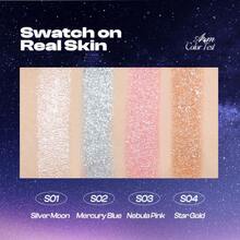 Phấn mắt COLORKEY Stardust Diamond, Bảng phấn mắt lấp lánh, Độ lên màu cao, Phấn mắt, Làm sáng mắt, Nhũ lấp lánh, Ánh ngọc trai, Phấn mắt một bước dễ tán, Hiệu ứng bóng cao, Không nhờn, Phấn mắt nhũ không phai màu, Sản phẩm thương hiệu mỹ phẩm, Phù hợp cho phụ nữ và các bạn gái, Lý tưởng cho mùa Thu/Đông, Có thể tạo kiểu trang điểm Latte, trang điểm Y2K, trang điểm thập niên 90, trang điểm cá tính, trang điểm môi, trang điểm cô dâu, trang điểm ngày Valentine, v.v. - 01 Trăng Bạc - Xem 12