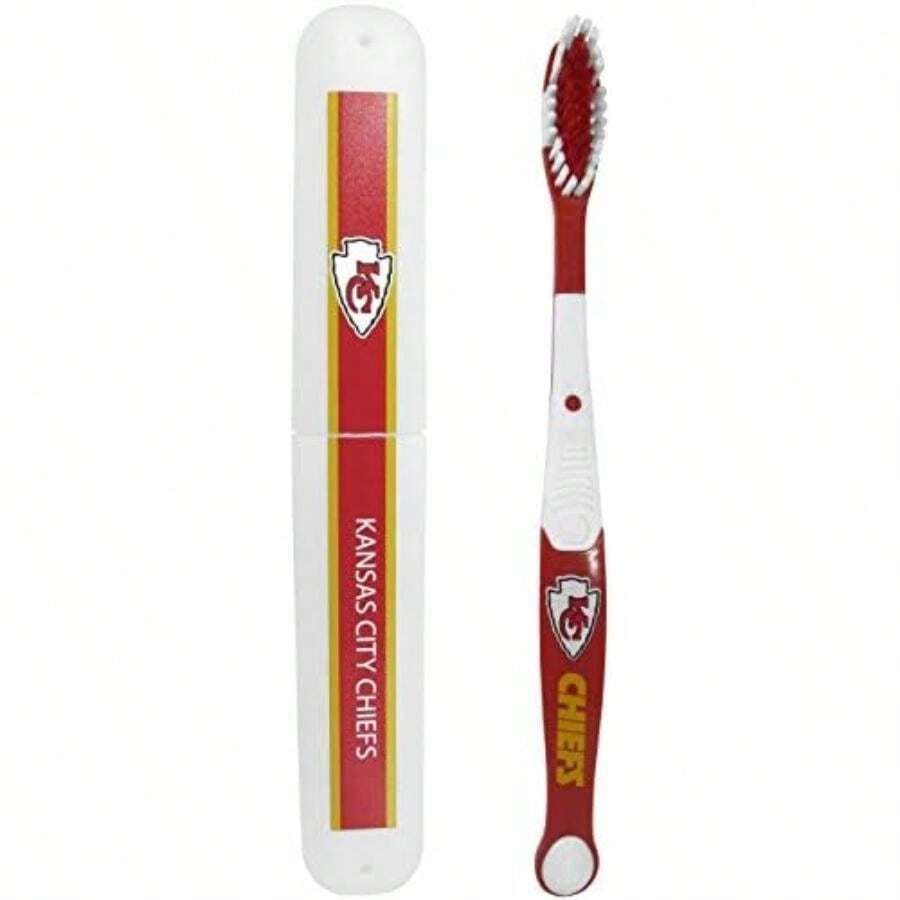 Siskiyou Sports Kansas City - Juego de viaje unisex para cepillo para polvo de dientes y funda de viaje(default) - Multicolor - Ver 1