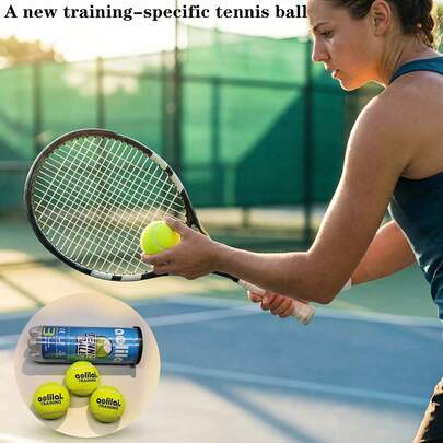1 st tennisträningsboll, gummimaterial, lämplig för daglig tennisträning, elastisk 130,00 cm-138,00 cm, används främst inom träning, lämplig för nybörjare som vill öva tennisfärdigheter