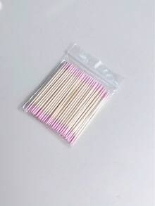 100/200/300/500 Pieces Disposable Super Fine Lint-Free Wooden Makeup/Mascara Applicators - Unscented - White - View 10