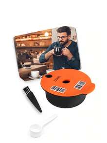 1pc/100pcs Filter Coffee Capsule Paper Reusable Pods For Bosch Tassimo Coffee Maker - Refillable Coffee Capsules Compatible With Tassimo Single-Serve Machine,2.03oz(60ml)/6.09oz(180ml)/6.76oz(20ml)/7.44oz(200ml) - Money-Saving, Brewer Filters, Durable Plastic Compatible With - Multicolor - View 13