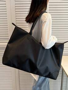 Bolsa de viaje de gran capacidad para exteriores, bolsa de equipaje con ruedas portátil, maletín minimalista ligero y casual de un solo hombro, bolso versátil, bolsa de deporte y gimnasio, bolsa de equipaje