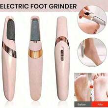 1 Foot Dead Skin Remover, Foot, Electronic Foot File, Electronic Foot File, Household Exfoliating, Rechargeable Foot Callus Remover Foot File, Professional Foot Care Kit Dead Skin Remover Foot Massager, - 彩色 - 查看 2