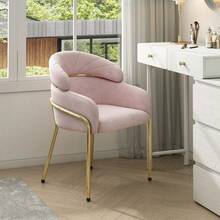 Vanity Stools - Pink + Velvet - View 2