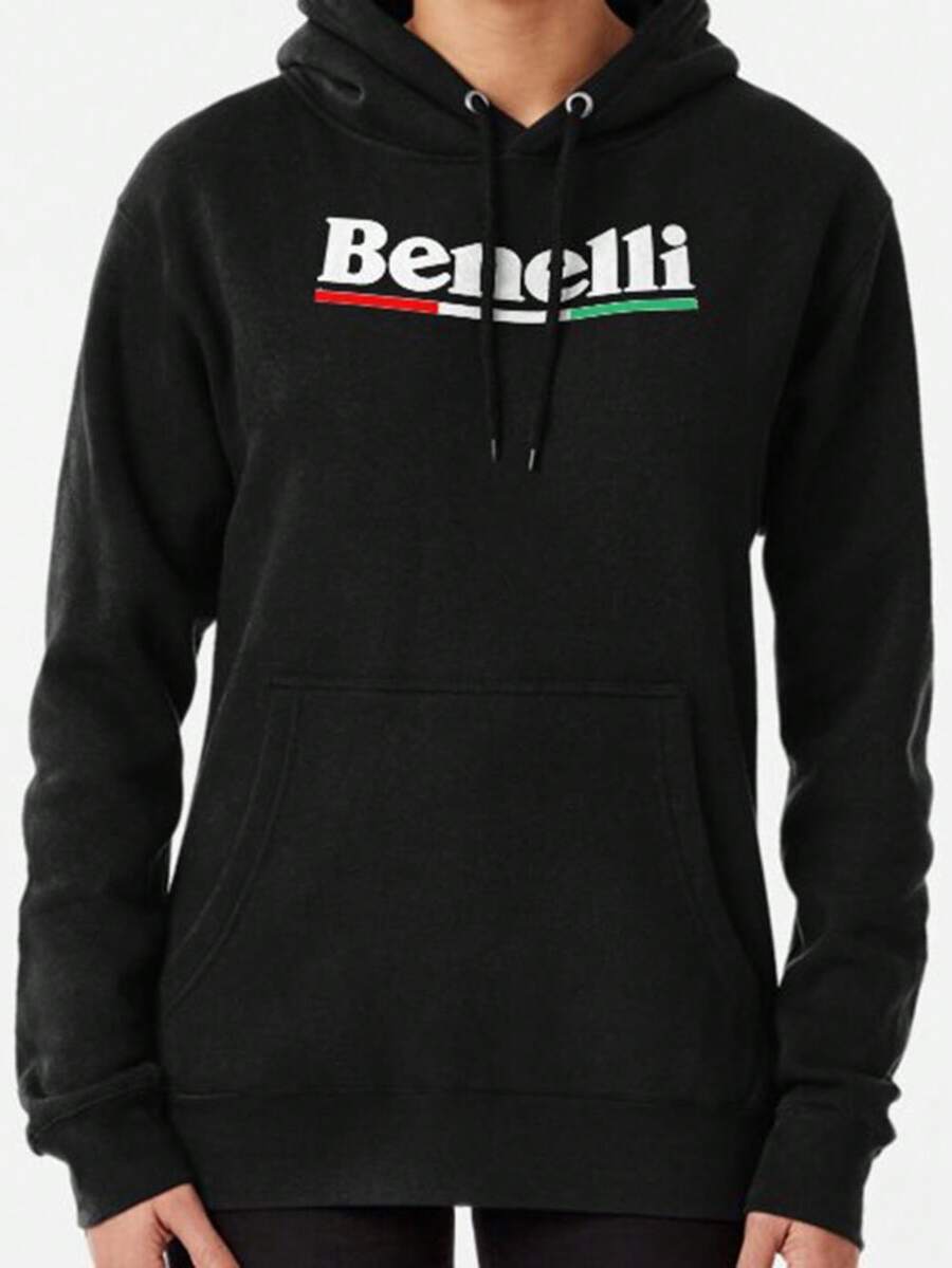 BENELLI Essential Pullover Hoodie Tops Camiseta Buscar Camisas Conjuntos De Mujer Sudadera Poloche Winter Clothes For Women Christmas Outfit Women Sweaters For Women New Years Outfit Women Long Sleeve Tops Women Shirts For Woman Women's Sweaters Ropa De Invierno Mujer - màu đen - Xem 1