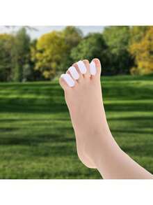12 Pack Gel Toe Separators Bunion Toe Spacers, Toes Separators For Overlapping Toes, White - 1 - View 6