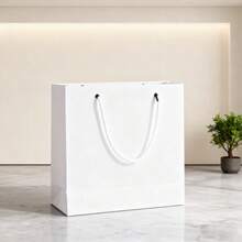 1/5/10 weiße 5.9 * 5.12 Inch Papier Geschenktüte mit Griff, einfache, Einfarbig quadratische, strapazierfähige Party Geschenktüte, geeignet für Einkaufen, Junggesellenabschied, Hochzeit, Junggesellinnenabschied, Partydekoration, Geburtstagsfeier, Brautjungfern Einladungsgeschenk, Hochzeitsdekoration, Hochzeitsbankett, Junggesellinnenparty und andere Anlässe.