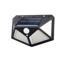 100 LED Solar Lights, 3 Working Modes, Solar Powered Security Lights, Motion Sensor Lights, Wireless IP65 Waterproof, Suitable For Garden Fence, Patio And Garage Platform - Multicolor - View 12