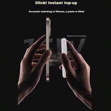 MagSafe-Compatible Portable Charger, 10000mAh 15W Compact Magnetic Power Bank For IPhone 17/16/15/14/13/12, 1USB-C Charging Battery Pack For Christmas Gifts, Holiday Giftsportable Outdoor Travel Use - 粉紅色 - 查看 7