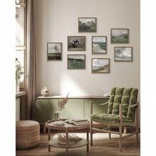 InSimSea Framed Canvas Prints Art, Easter Bunny Decor, French Country Farmhouse Decoration For Bedroom Living Room, Vintage Rabbit Pictures Cottage Decor - View Of the Country - View 2