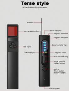 终极隐私保护设备，多功能防窥视、防窃听、防监视智能信号探测器，家用/酒店房间摄像头红外探测器，车载防窃听无线定位器