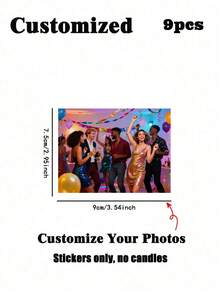 Etiquetas personalizadas para velas con foto, pegatinas personalizadas con foto, etiquetas personalizadas para propuesta de dama de honor, pegatinas personalizadas para velas, regalos personalizados con foto, regalos de aniversario, regalos de Año Nuevo, regalos de aniversario de pareja, etiquetas personalizadas para botellas de vino, etiquetas para recién casados (solo etiquetas), dama de honor, madrina, amiga, mamá, papá, abuela, pegatinas de regalo, boda, cumpleaños, Día de la Madre, Día del Padre, Navidad y otras etiquetas de regalo para días festivos - Multicolor - Ver 19