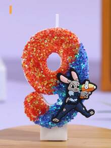 Adorable Birthday Candles, Party Candles To Create Birthday Atmosphere, Numbered Candles 0 To 9 - Multicolor - View 19