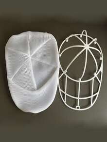 Jaula de limpieza para tapas de lavadora, lavadora de tapas con bolsa de malla, jaula de limpieza/protección para gorras de béisbol, adecuada para limpiar varios tipos de gorras - Multicolor - Ver 8